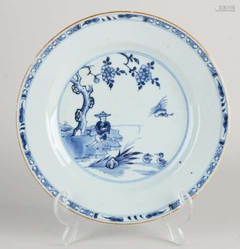18th century Chinese plate Ã˜ 22.8 cm.