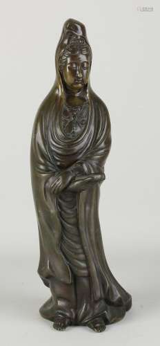 Chinese bronze Quan Yin