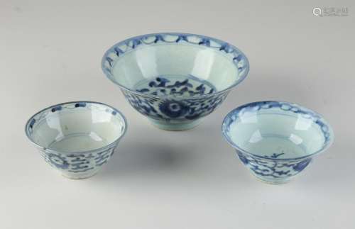 Three Chinese bowls