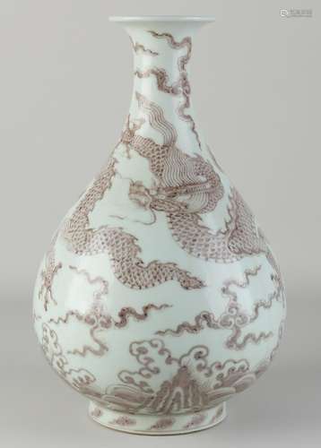 Chinese vase, H 33 cm.