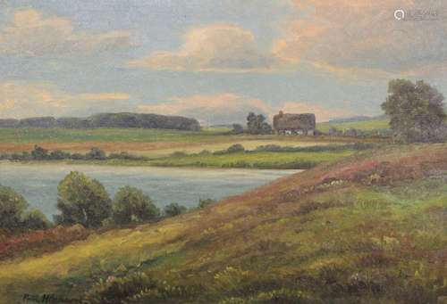 Paul Hindsberg, Landschaft, Öl/Leinwand