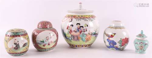 A lot of various Chinese porcelain, including ginger jars, C...