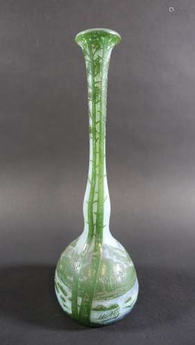 DE VEZ (Camille TUTRE de VAREUX dit) 1872-1942 : Vase solifl...