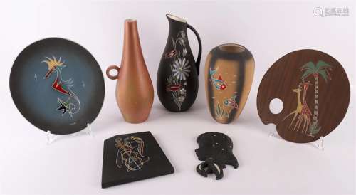 A lot of various Kroon l'Ancora pottery (1955-1968), in...