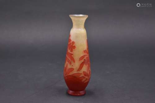 ETABLISSEMENTS GALLE (1904-1936). Vase ovoïde à col conique ...