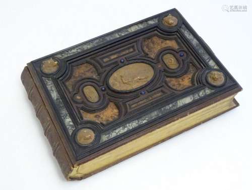A late 19thC Austrian box formed as a book by Auguste Klein,...