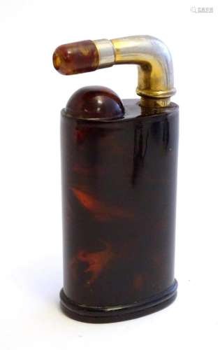 An early 20thC Bakelite ear trumpet / early hearing aid in t...