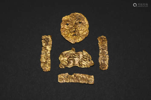 Han Dynasty gold inscription post