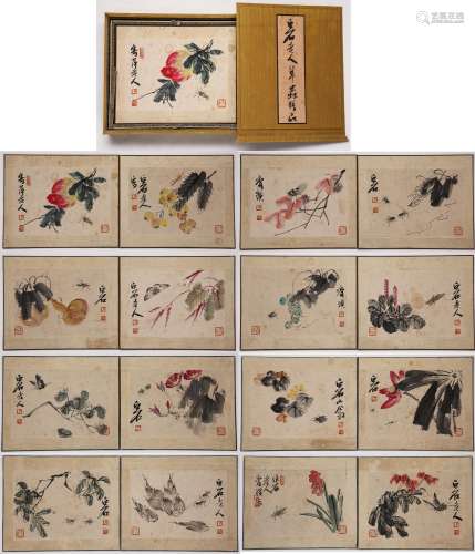 Chinese Ink Painting, Qi Baishi's Grass and Insect Album