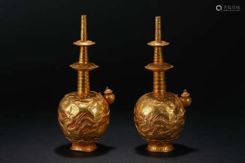 Liao Dynasty Gold Purifying Bottle