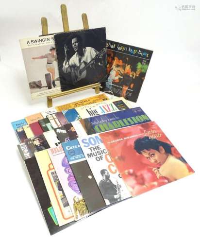 A collection of 20thC 33 rpm Vinyl records / LPs - Jazz, com...