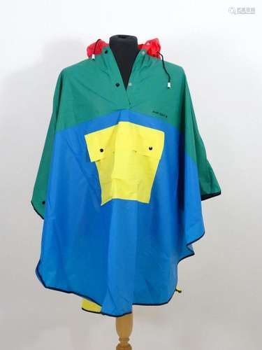 Vintage c A Mary Quant multi coloured PVC poncho