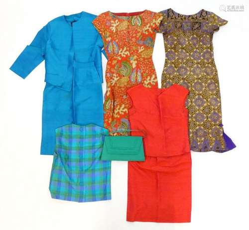 Vintage c A quantity of handmade tailored outfits from Antoi...