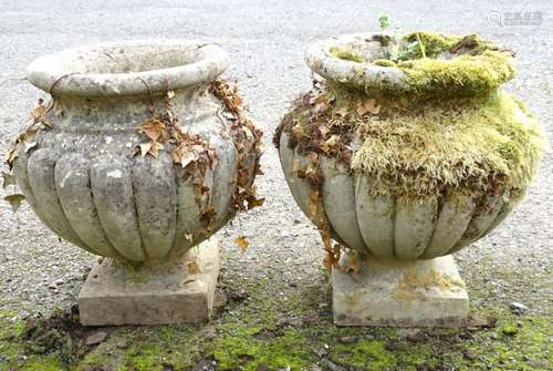 Garden & Architectural, Salvage: a pair of mid 20thC rec...