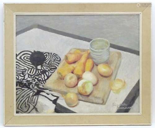 Elizabeth Bearman, 20th century, Oil on canvas, A still life...