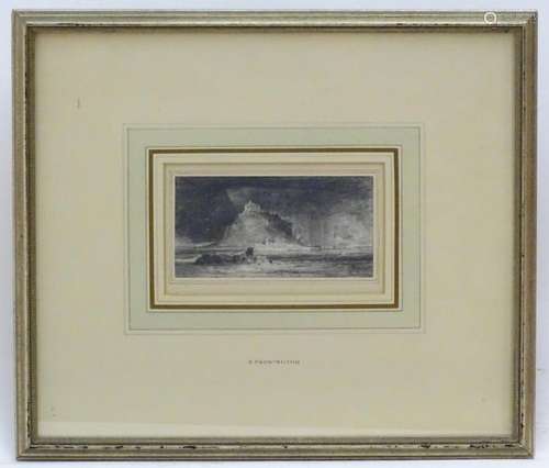 Manner of Richard Parkes Bonington (1802-1828), Pencil drawi...