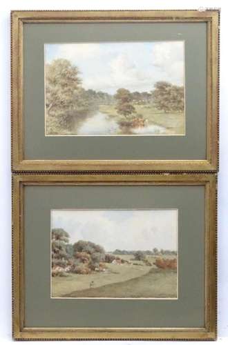 Frederick Thomas Underhill (fl. 1868-1896), Watercolours, A ...