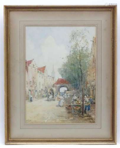 James Robertson Miller (1880-1912), Watercolour, A Continent...