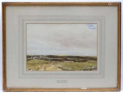 Thomas Collier (1840-1891), Watercolour, A landscape scene, ...