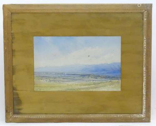 Late 19th / early 20th century, Watercolour, A landscape sce...