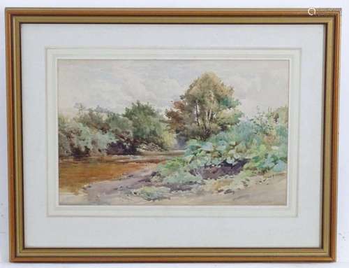 Arthur Wilde Parsons (1854-1931), Watercolour, A landscape w...