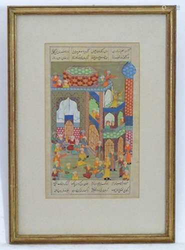 19th century, Indo - Persian School, Watercolour and gouache...