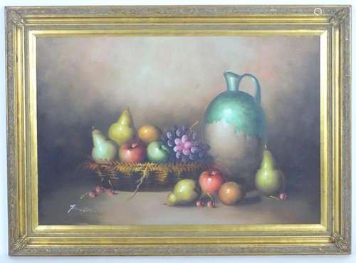 Frank Lean, 20th century, Oil on canvas, A still life study ...