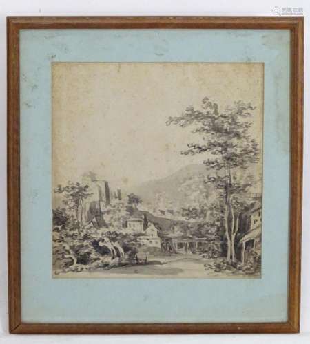 Manner of Claude Jean Baptiste Hoin, 19th century, Watercolo...