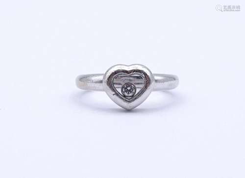 "Chopard" Happy Diamond WG Ring 0.750