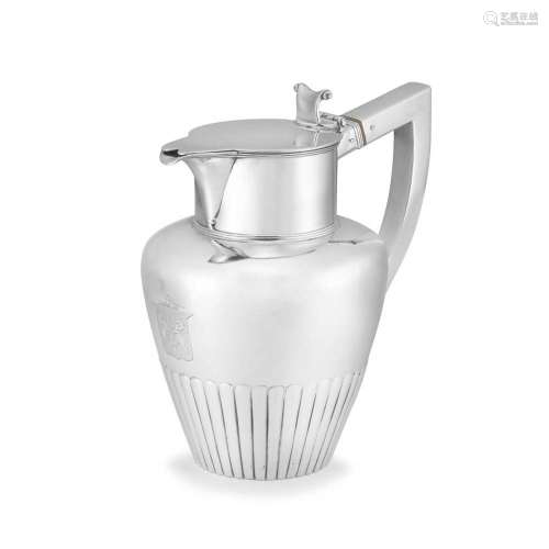 A George III silver covered pitcher jug, Peter Bateman, Lond...