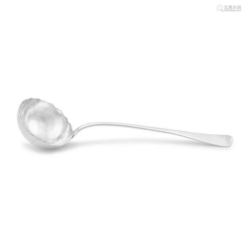 A Cape silver 'Old English' pattern soup ladle, Ol...