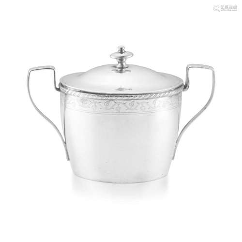A Cape silver two-handled sugar bowl and cover, Johannes Cas...