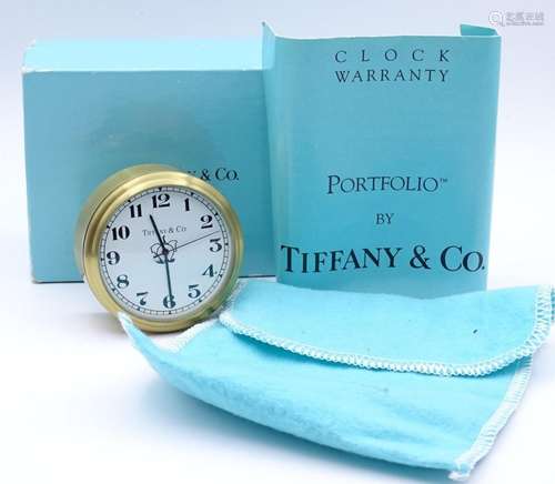 "Tiffany & Co",Tischuhr,Quartzwerk, mit Schach...