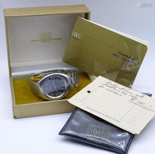 Vintage Armbanduhr "IWC" Schaffhausen,Mod.Electron...