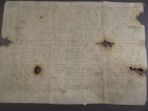Pergament-Urkunde von 1505, Frutigen im Kanton Bern