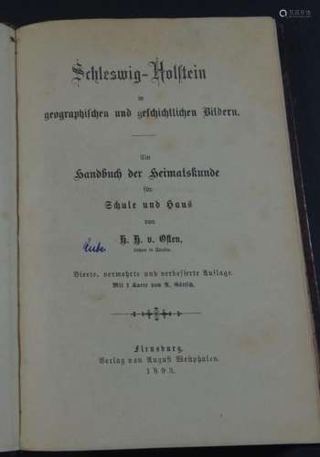 Schleswig-Holstein in geographischen und geschichtlichen Bil...