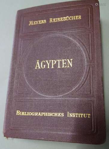 Meyers Reisebücher "Ägypten", 1909, fünfte Auflage...