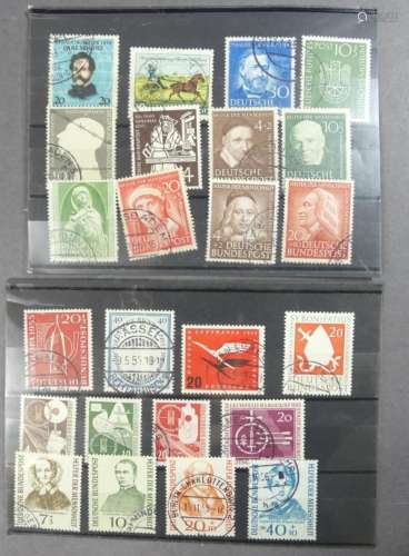 Konvolut Briefmarken, Deutschland