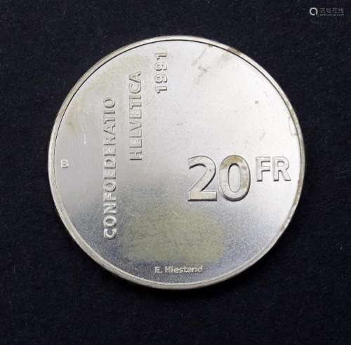 20 Franken 1991 Schweiz