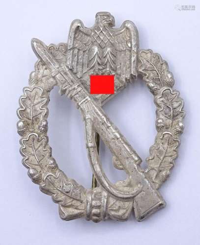 Infanterie Sturmabzeichen in Silber, Hohlprägung
