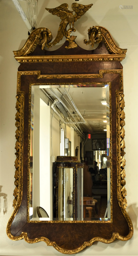 A GEORGIAN STYLE MIRROR