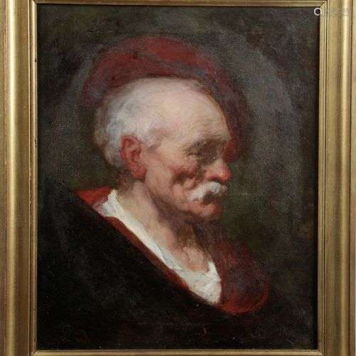 Attribué à Alfred LAVIDIERE (act.c.1846-1885) Portrait d’hom...