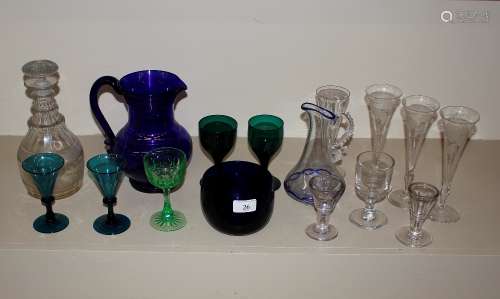 A collection of various Victorina and later glassware, to in...