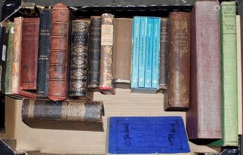 A box of miscellaneous antiquarian and later books