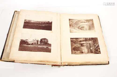 An interesting photograph album, containing South American a...