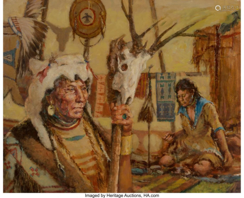 Victor Olson (American, 1924-2007) Native Americ
