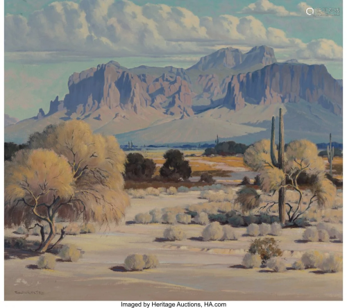 Ralph Goltry (American, 1884-1971) Arizona Mesa'