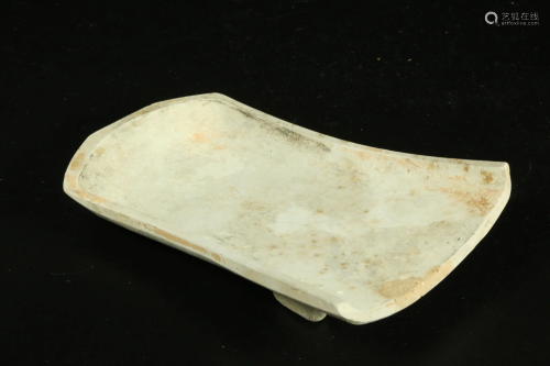 Chinese Gray Ware Ancient Shovel Shaped Ink Stone