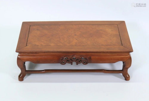 Chinese Table-Shaped Hard Wood Rectangle Stand