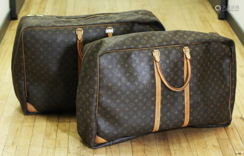 2 Vintage Louis Vuitton Soft Suitcases
